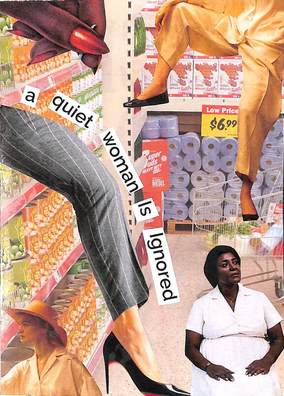 a quiet woman is ignored