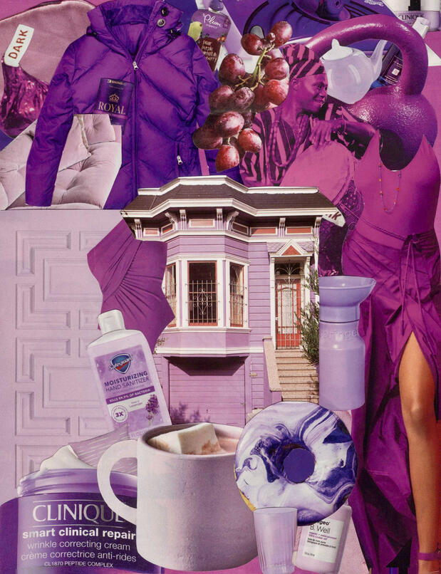 color study - purple